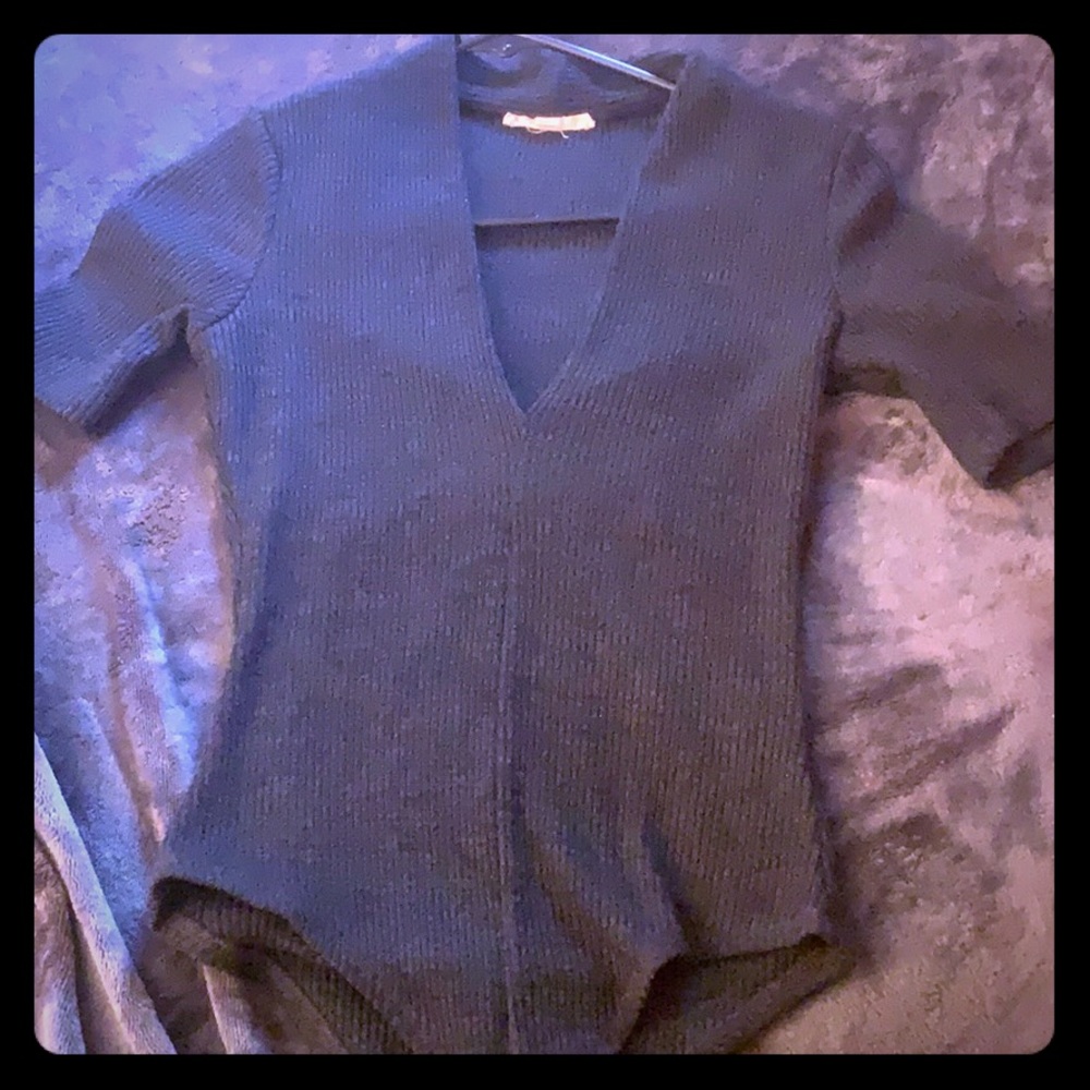 Dark gray bodysuit